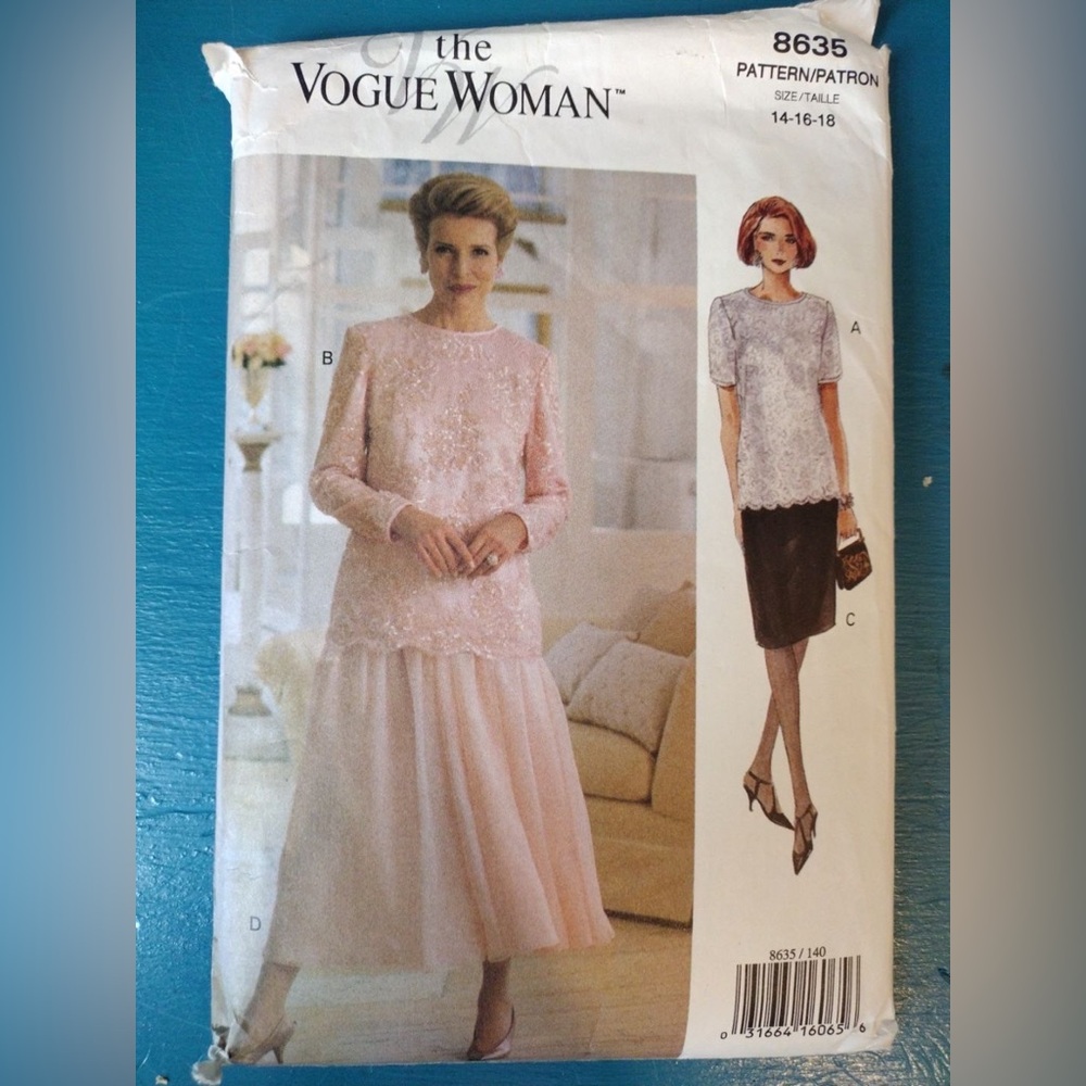Vogue 1993 Sewing Pattern